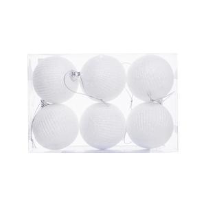 BOULE BLANC 6CM X6