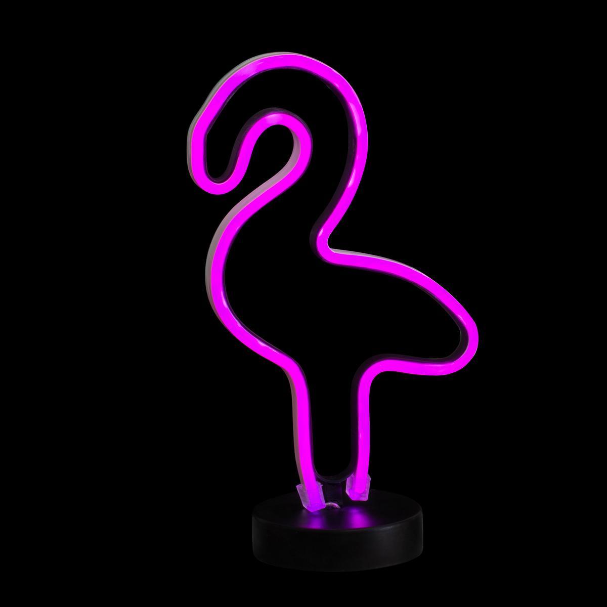 lampe neon flamant rose lampes a poser la foir fouille