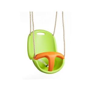 Siège balançoire sécurité bébé - Plastique - 49 x 38 x 34 cm - Vert et orange