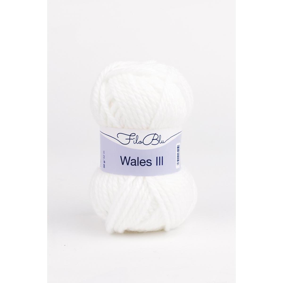 Pelote de laine blanche