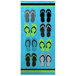 Drap de plage tong - 70 x 150 cm