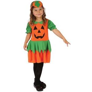 Costume de robe citrouille - Taille bébé (80 à 92 cm) - L 40 x H 1 x l 30 cm - Orange - PTIT CLOWN