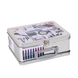 Malette de rangement maquillage - 22 x 17 x H 9 cm - Multicolore