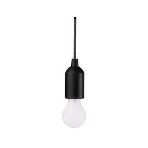 Suspension lampe fil nomade - ABS et Polycarbonate - 16,5 x 5,5 cm / Câble 108 cm - Noir