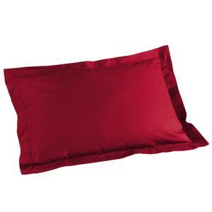 Taie d'oreiller à volant Lina - 50 x 70 cm - Rouge coquelicot