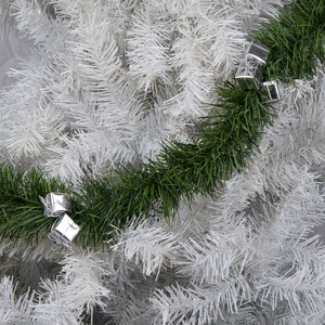 Guirlande scintillante cadeau - 10 x 270 cm - Gris argent, vert