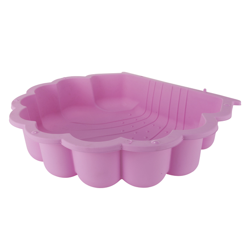 Bac A Sable Avec Bache 87 X 78 X H 20 Cm Rose Aires De Jeux