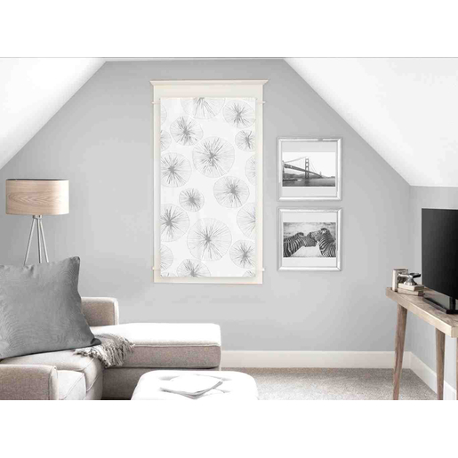 Brise-bise Lionel - 45 x 90 cm - Blanc Brise-bise Lionel - 45 x 90 cm - Blanc