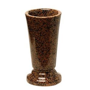 Vase - Porcelaine - 15 x 29 cm - Marron Balmoral