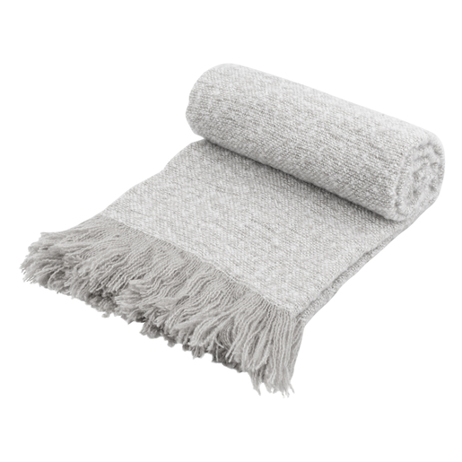 Plaid - 150 x 125 cm - Beige ou gris Plaid - 150 x 125 cm - Beige ou gris