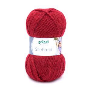 Pelote Shetland - 100 g - Rouge