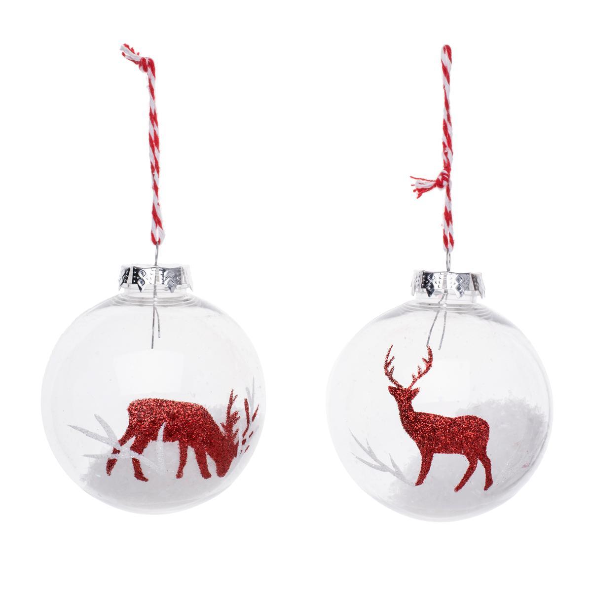 Boule de Noël renne - Différents modèles Boule de Noël renne - Différents modèles