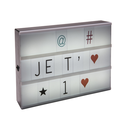 Light Box Coloree Decoration De Fete La Foir Fouille