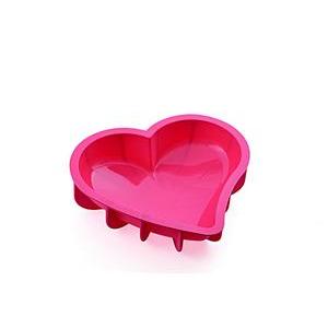 Moule A Gateau Forme Coeur Silicone Bleu Ustensile Patisserie La Foir Fouille