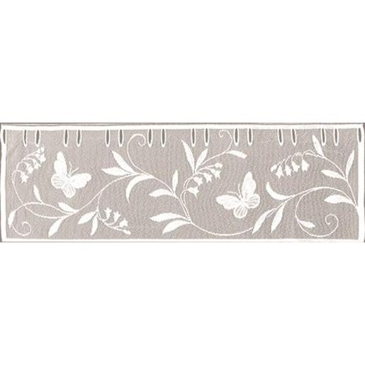Brise Bise Blanc 90 Cm Rideaux Et Voilages La Foir Fouille