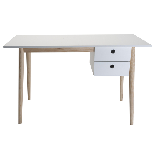 Bureau avec pieds en bois Bureau avec pieds en bois