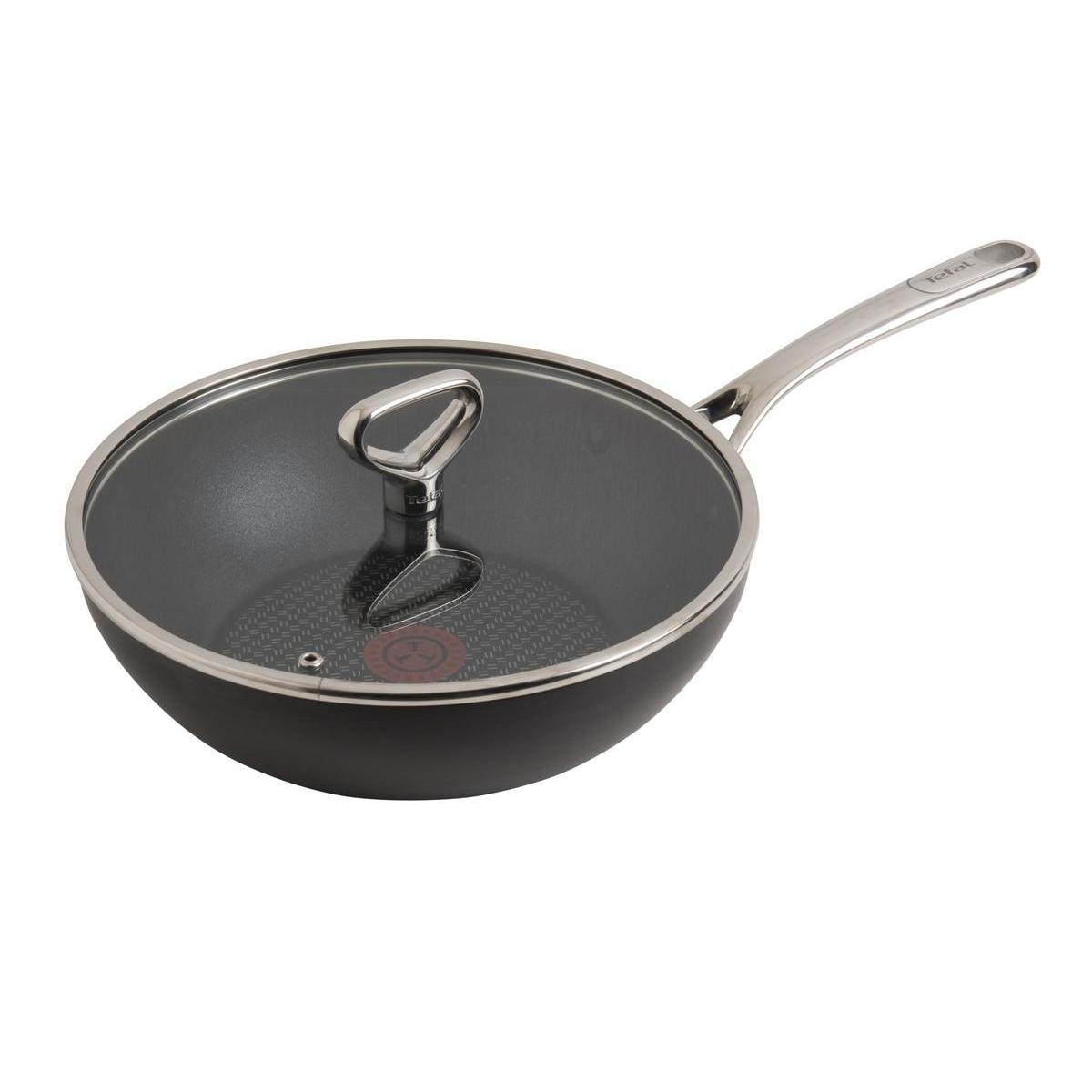 Poêle wok Tefal + couvercle