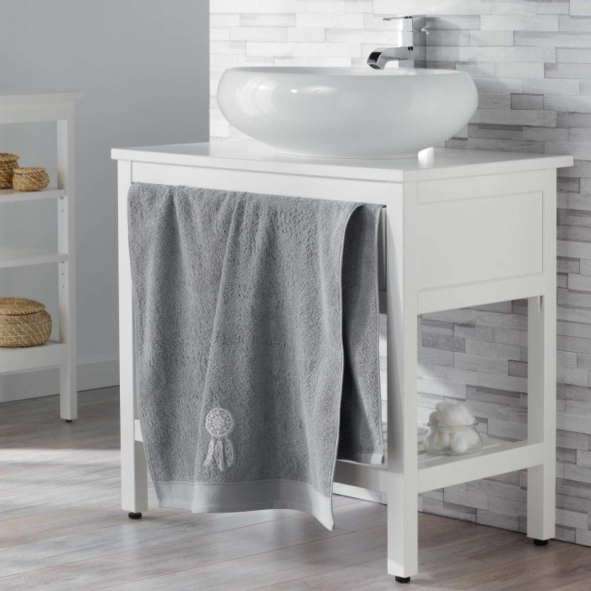 Drap de douche talisman - 70 x 130 cm - Gris