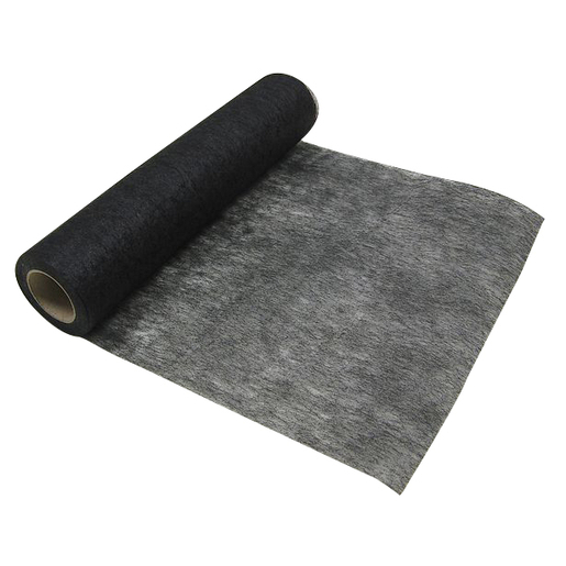 Chemin De Table Intisse Tissu Non Tisse Noir Decoration