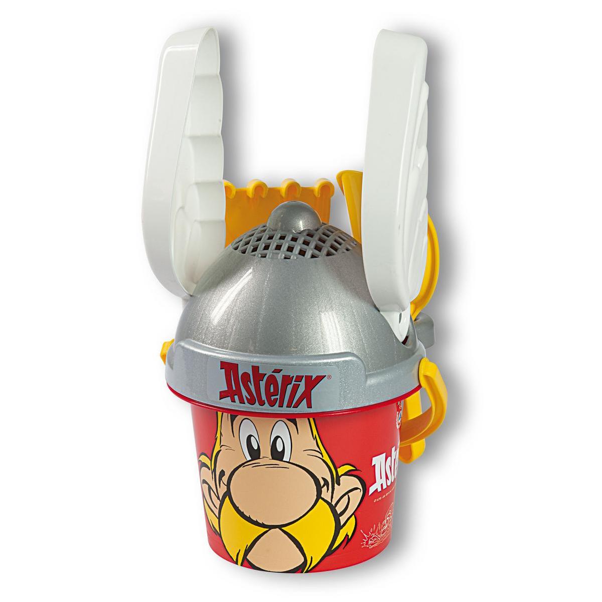 Seau Astérix avec accessoires - Polyprolpylène - Diam 13 x H 11 cm - Multicolore Seau Astérix avec accessoires - Polyprolpylène - Diam 13 x H 11 cm - Multicolore