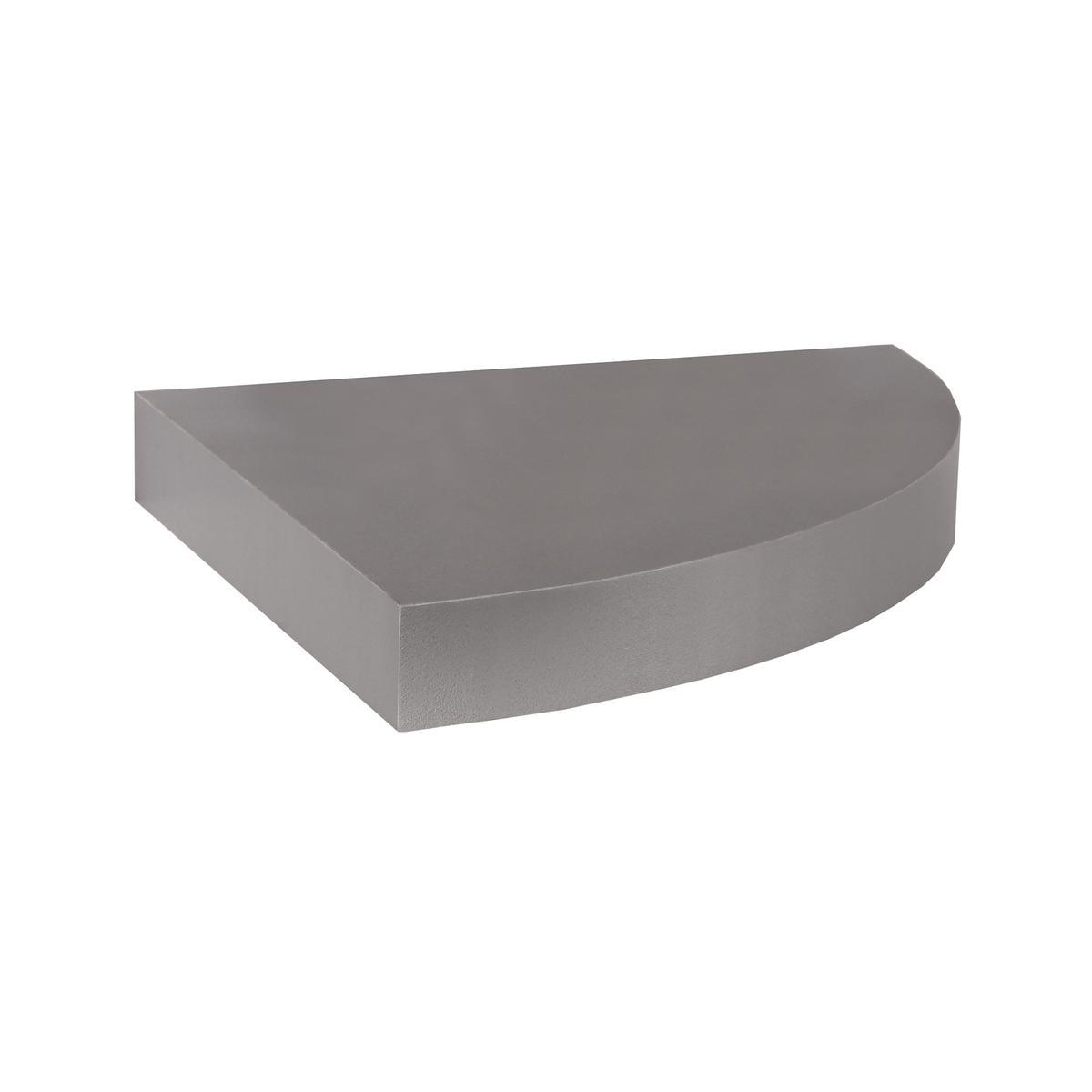 Etagère murale flottante d'angle - Argent Etagère murale flottante d'angle - Argent