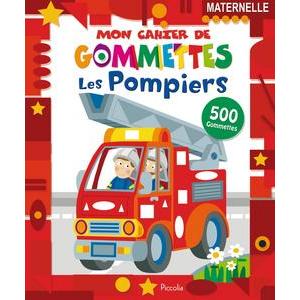 Cachier gommettes Les Pompiers - 19,5 x 24 cm - Papier - Multicolore