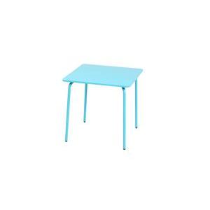 Table enfant - Acier - 48 x 48 x H 47 cm - Bleu
