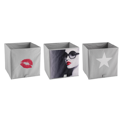 Cubes Gris Accessoires Salle De Bain La Foir Fouille