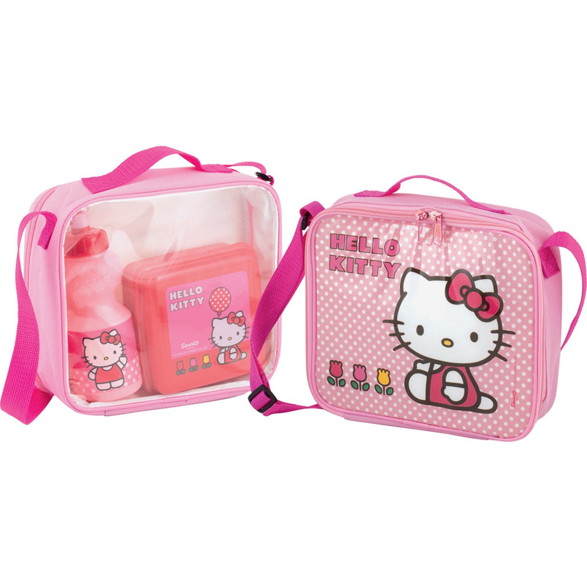 Lunch bag Hello Kitty Tulip en plastique - 13,5 x 13,5 x 5 cm -Multicolore Lunch bag Hello Kitty Tulip en plastique - 13,5 x 13,5 x 5 cm -Multicolore