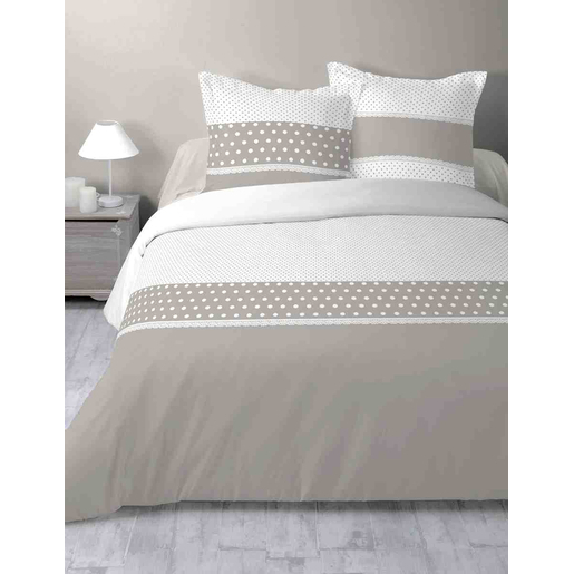 Housse De Couette Loreline 240 X 220 Cm Linge De Lit La Foir