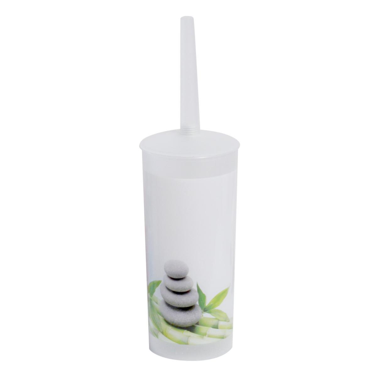 Pot WC avec brosse - ø 9 x 34 cm - Vert Pot WC avec brosse - ø 9 x 34 cm - Vert
