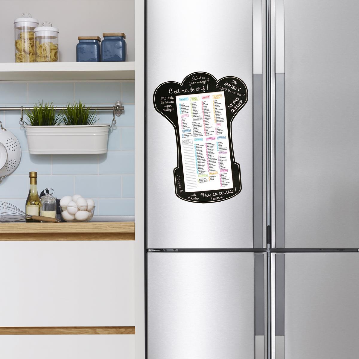 BLOC NOTE FRIGO MAGNETIQUE  Liste de courses  Mémo aimanté hebdo à mettre  sur son réfrigérateur dans la cuisine pour planif [90] - Cdiscount  Beaux-Arts et Loisirs créatifs