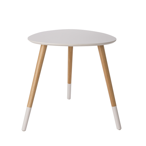 Bout de canapé - 40 x 40 x H 42 cm - Blanc Bout de canapé - 40 x 40 x H 42 cm - Blanc