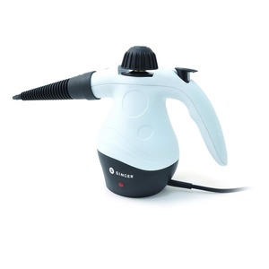 Nettoyeur vapeur avec accessoires singer - blanc