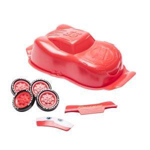 Moule de plage Cars - Rouge, beige