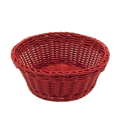 Corbeille tressée - Rouge Corbeille tressée - Rouge