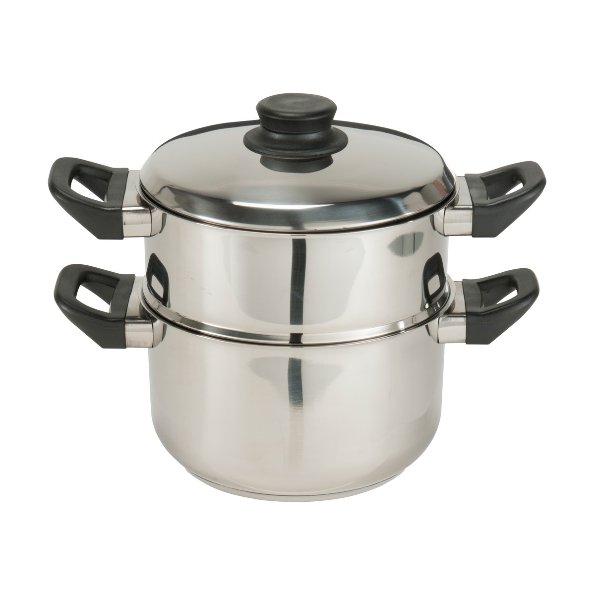 Combiné vapeur 2 corps - Diamètre 24 cm - Gris Combiné vapeur 2 corps - Diamètre 24 cm - Gris