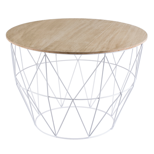 Table D Appoint Panier Blanc Meubles De Salon La Foir Fouille