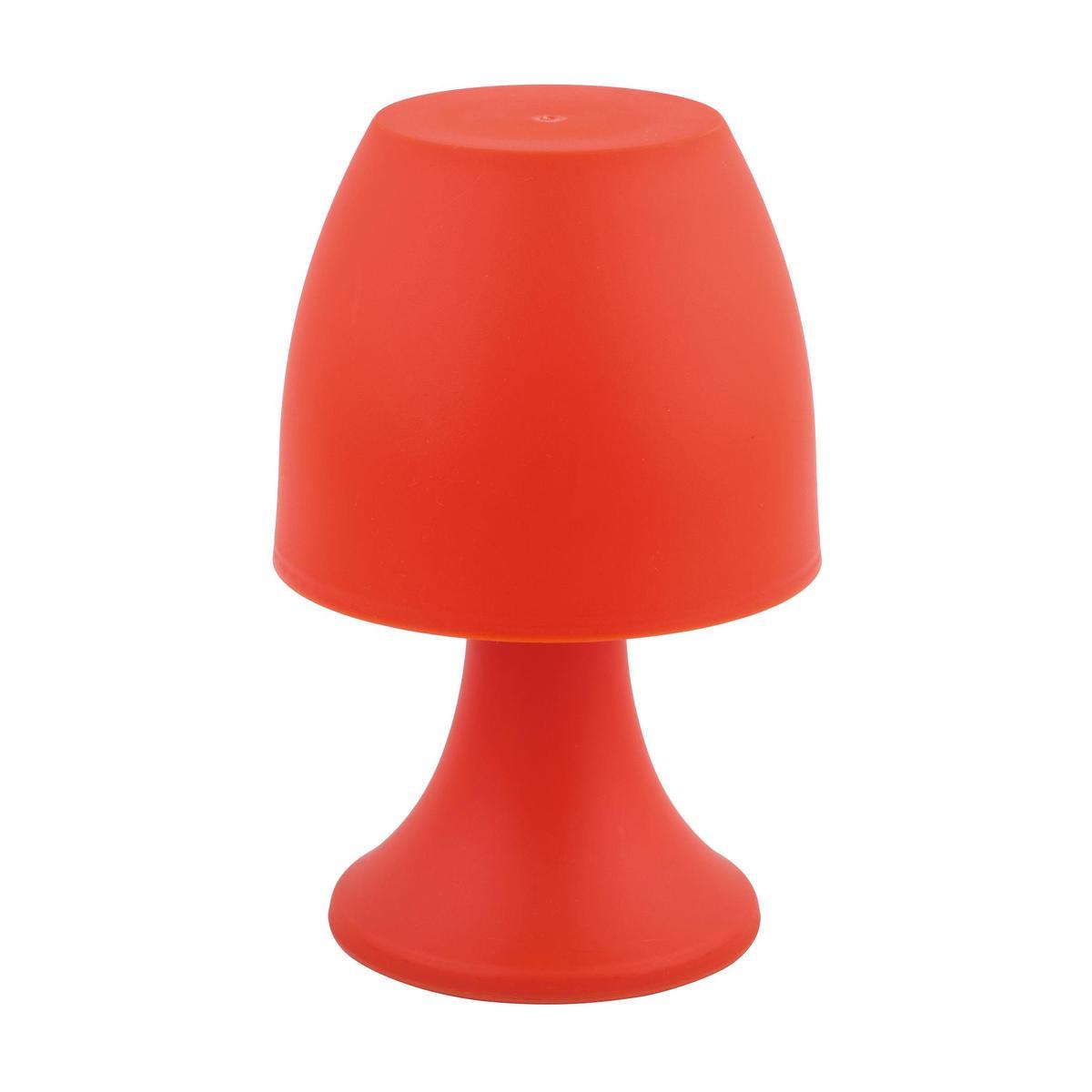 Lampe de Table Champignon Orange, Lampe Champignon LED, Lampe de