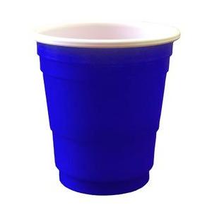 20 verres à shooters 4 cl - Plastique - Bleu - 150 g