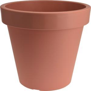 Pot de fleurs terracotta rond - Différents modèles - ø 58 x H 52 cm - Rouge terre