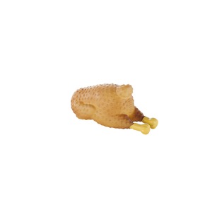 Jouet pour chien en forme de poulet - 14 x 7,5 cm - Orange