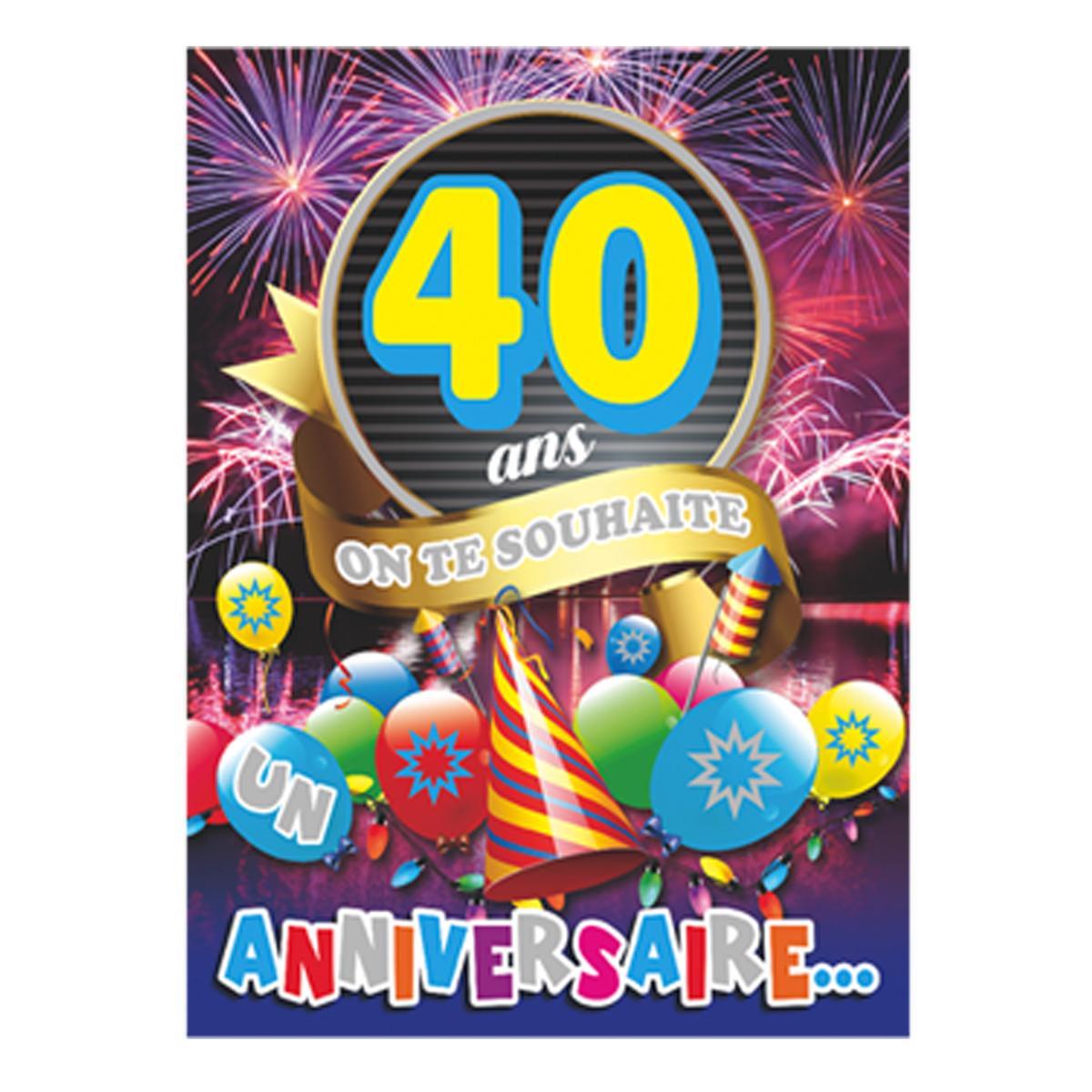 Carte Double Geante Anniversaire Depart Retraite Format 298 X 411 Mm Gadget Humour La Foir Fouille