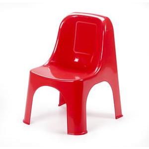 Chaise enfant - Polypropylène - 43 x 38 x H 56 cm - Rouge
