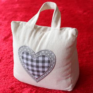 Cale porte - Polyester - 17 x 17 cm - Gris