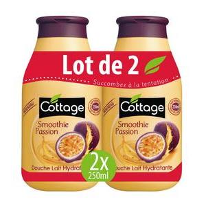 2 gels douche smoothie Cottage - 250 ml