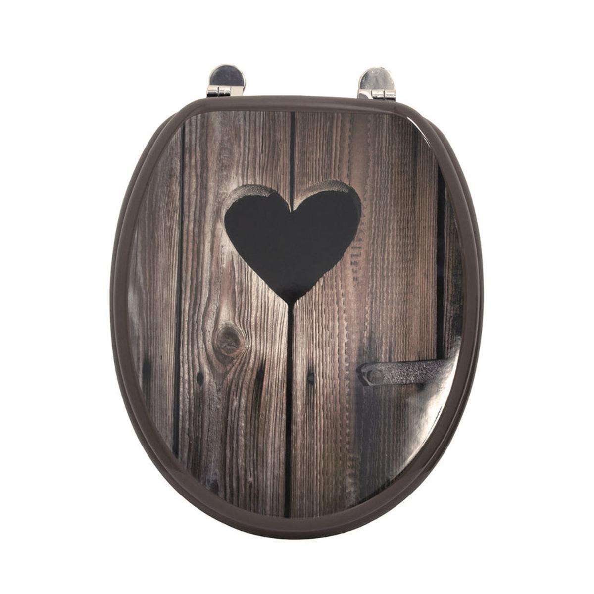 Abattant WC MDF Marron