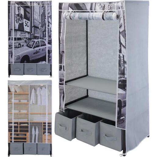 Penderie 88 X 50 X H 160 Cm Differents Modeles Meubles De Chambre La Foir Fouille