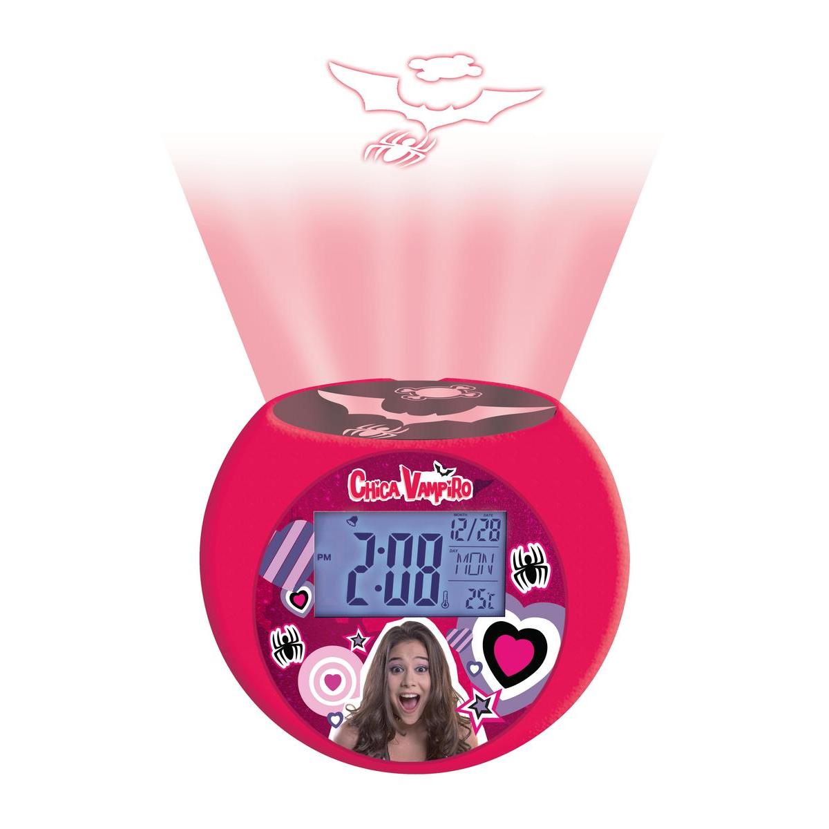 Radio réveil Chica Vampiro avec projecteur - Plastique - 12,8 x 9,7 x H 10,4 cm - Multicolore Radio réveil Chica Vampiro avec projecteur - Plastique - 12,8 x 9,7 x H 10,4 cm - Multicolore