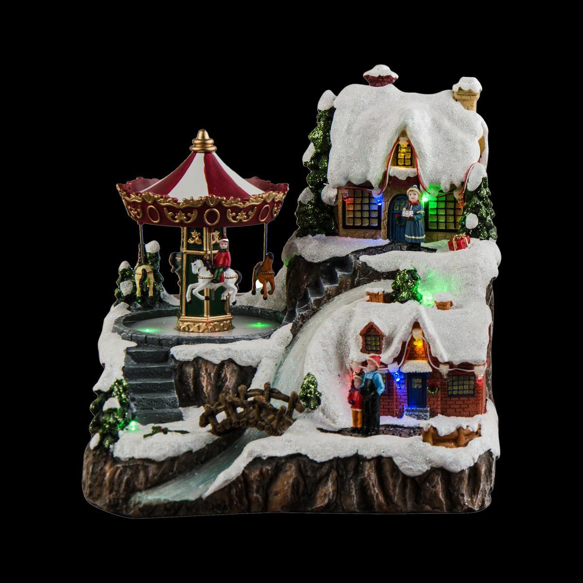 Village de top noel animé